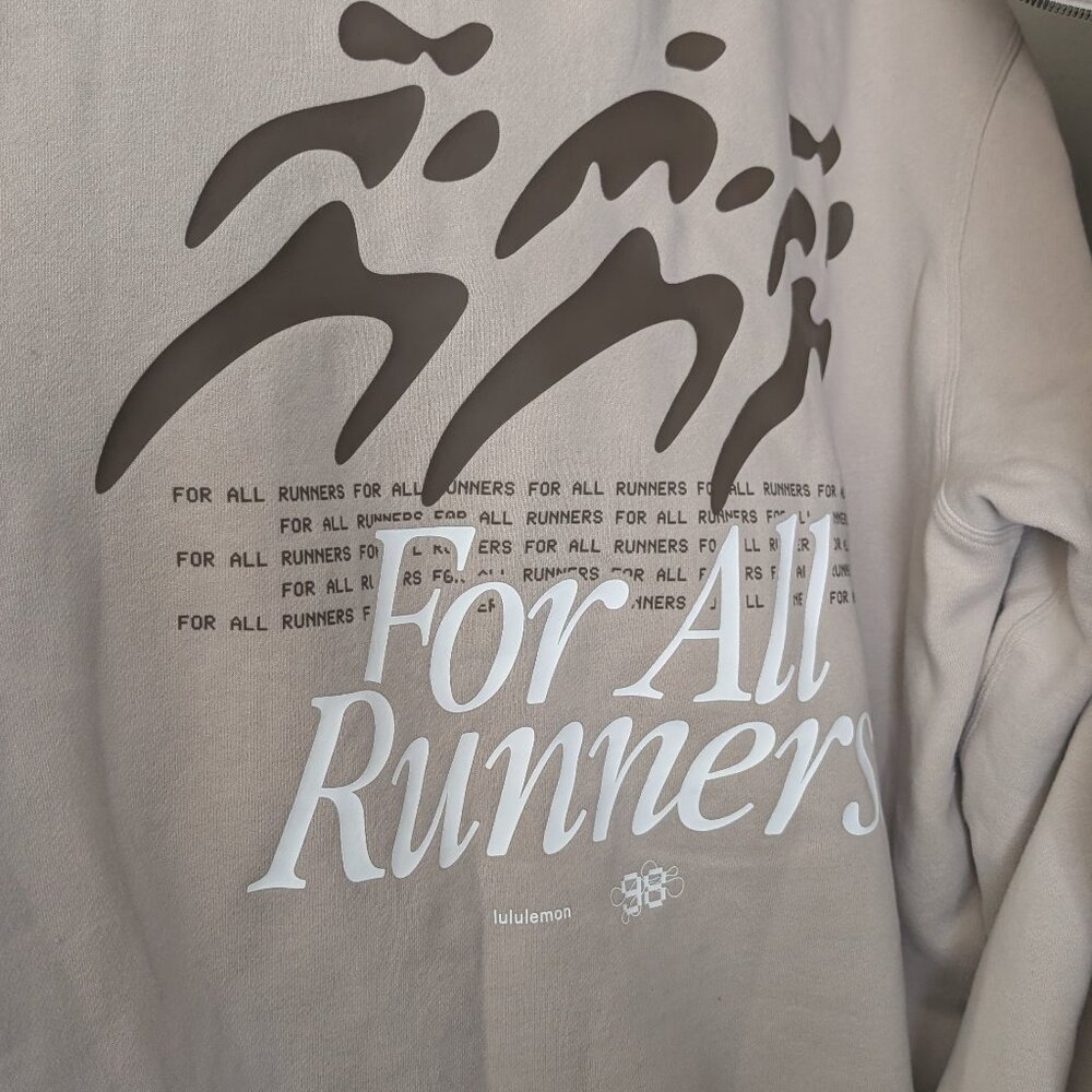 For all runners lululemon hoodie
